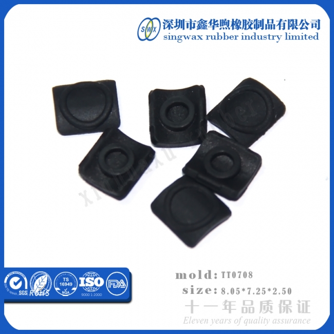 Rubber O-rings and use of the structural characteristics of