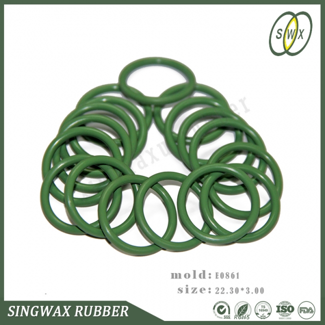 Ideal storage state of the rubber O-ring