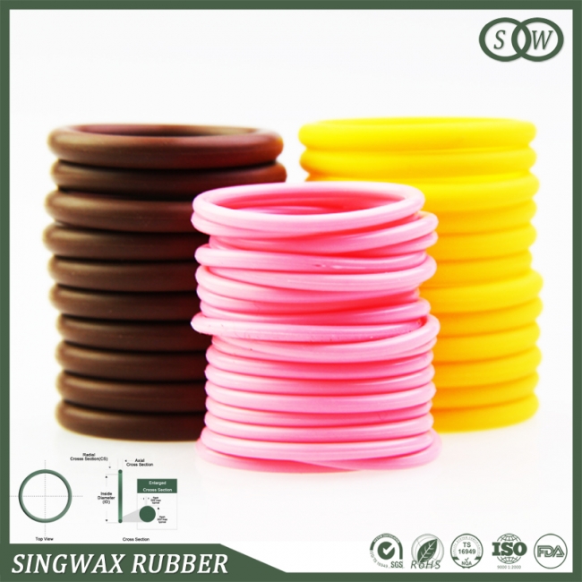 The advantageous performance of the silicone rubber o-rings