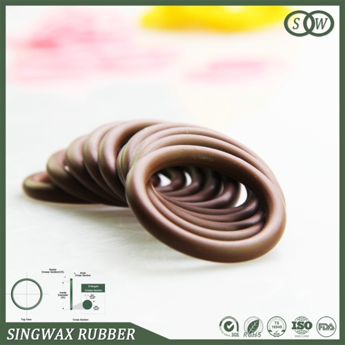 Oil-resistant rubber seals which have the advantage
